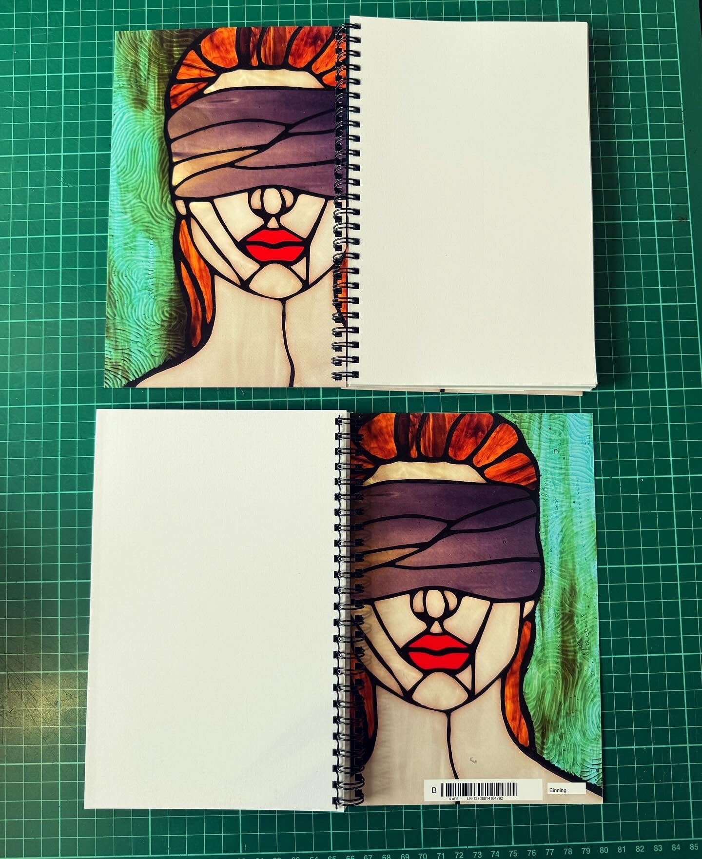 A5 Blindfold Sketch Book (blank)