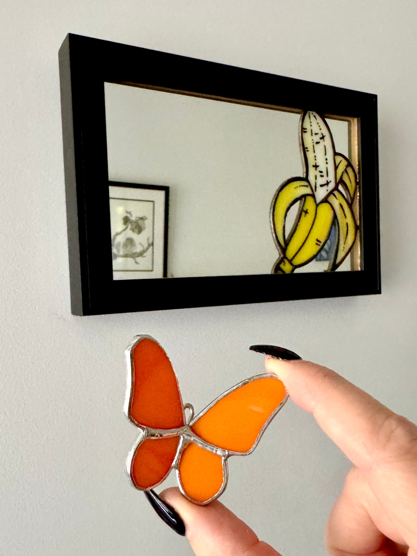 Small Halloween Wallflower Butterfly Orange