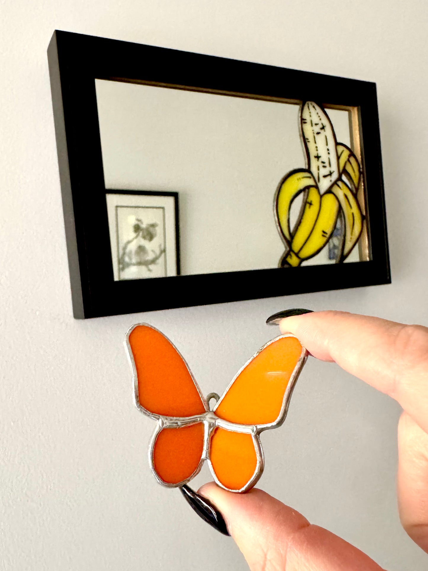 Small Halloween Wallflower Butterfly Orange