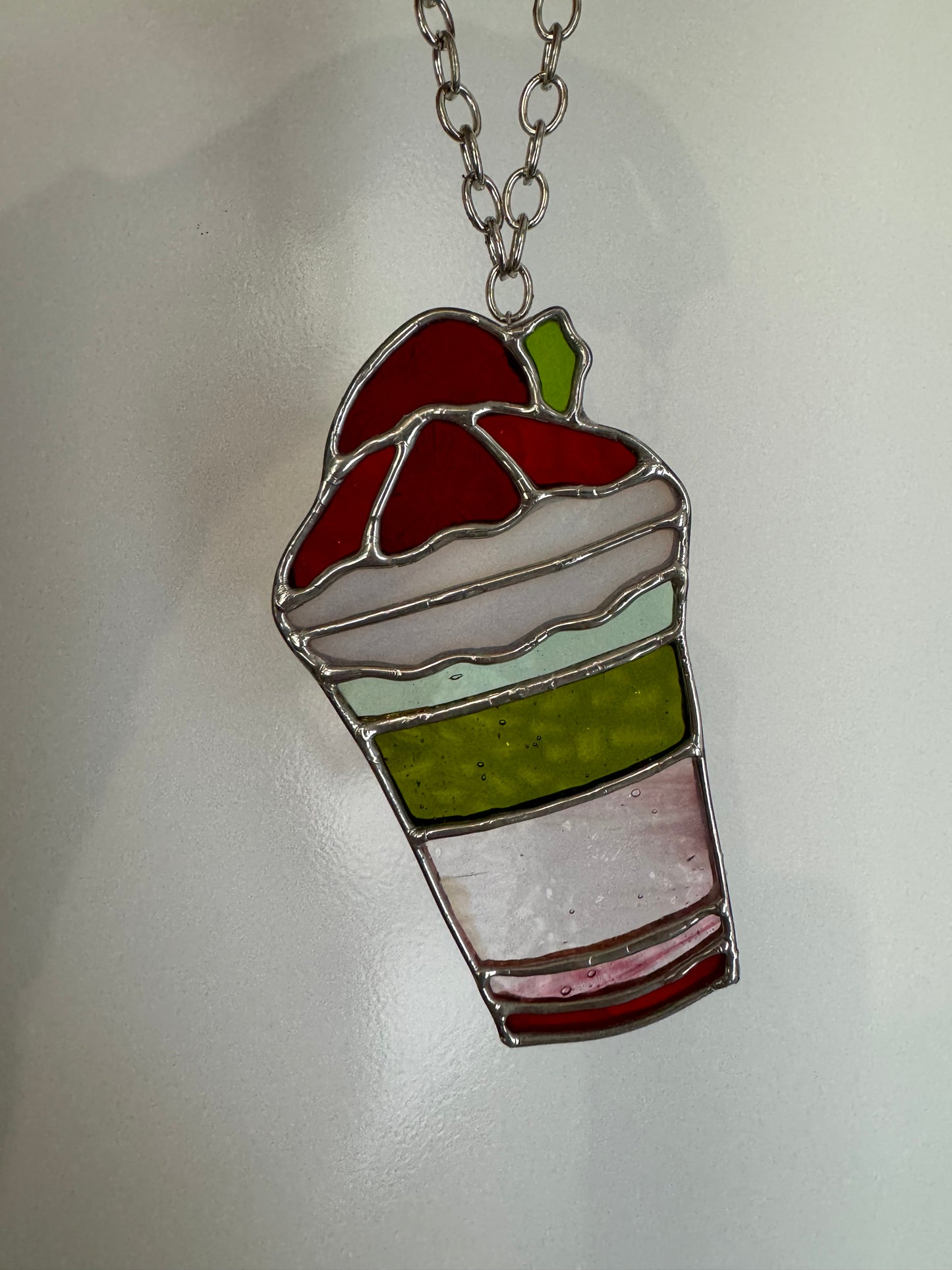 Strawberry Matcha Suncatcher