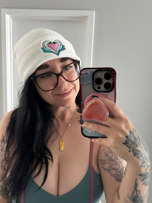 Embroidered SwanLovers Beanie